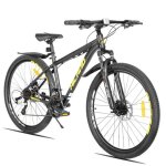 Vtt hiland bedrock 27, 5 pouces mixte, 24 vitesses, freins a disque hydrauliques, cadre en aluminium, ...