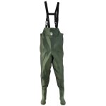 Waders etanche poche ventrale semelles crant�es nylon pvc 39 a 48