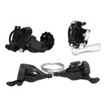 Wake bike 3x8 24 vitesses groupe vlo gauche droite levier de frein kit de manette de vitesse avec drailleur ...