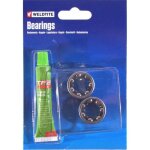 Weldtite kit roulement cage a billes + graisse 1 / 4  velo moyeu axe fixie bmx nos