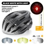 West biking - casque de vélo avec lunettes de feu arrière pour homme, casque de vélo de route, casque ... West biking - casque de vélo avec lunettes de feu arrière pour homme, casque de vélo de route, casque ...