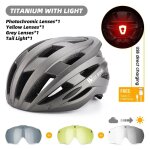 West biking - casque de vélo avec lunettes de feu arrière pour homme, casque de vélo de route, casque ... West biking - casque de vélo avec lunettes de feu arrière pour homme, casque de vélo de route, casque ...