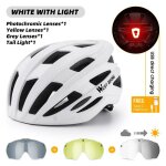West biking - casque de vélo avec lunettes de feu arrière pour homme, casque de vélo de route, casque ... West biking - casque de vélo avec lunettes de feu arrière pour homme, casque de vélo de route, casque ...