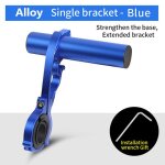 West biking - prolongateur de guidon de vlo en tube de carbone, lampe de poche rapide, support de lampe, ...