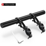 West biking - prolongateur de guidon de vlo en tube de carbone, lampe de poche rapide, support de lampe, ...