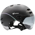 Wispeed - casque wispeed led avec clignotants - taille l - multicolore