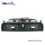 Without chrome grille de ventilation de climatisation centrale pour tableau de bord, pour bmw s�rie 5 ...
