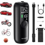Woowind lp1 gonfleur pneus voiture, 150psi pompe a velo, compresseur a air portatif pour voiture, vlo ...