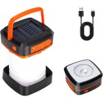 Wqd - lampe de camping led pliable solaire avec 2 méthodes de charge (solaire / usb) et 3 modes d'éclairage ... Wqd - lampe de camping led pliable solaire avec 2 méthodes de charge (solaire / usb) et 3 modes d'éclairage ...