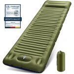 Wqd - matelas de camping avec pompe a pied, epaisseur am�lior�e 12cm tapis de couchage autogonflant, ...