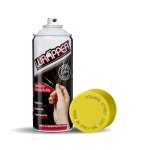 Peinture en a�rosol amovible - wrapper - jaune trafic - ral 1023 - hydrofuge - protection chocs l�gers ...