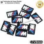 X10 autocollant sticker 3d logo bmw m - tech jantes volant / / / m performance 17x9mm
