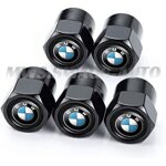 X4 bouchons de valve pour bmw couleur (noir) hexagonal e36 e46 e39 e53 e90 e60 e61 e93 e87 x1 x3 x5 x6 ...