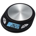 Xavax jewel noir comptoir ovale balance de m�nage electronique