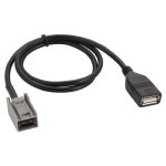 Xcsource car usb aux adapter cable music interface audio extension cable for mitsubishi honda 2009 - ...
