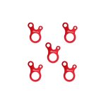 Xeme 5pc 3 trou noeud noeud tente vent corde boucle anti - slip crochet crochet tendeur camping