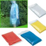 Xeme poncho imperm�able jetable de manteau de pluie imperm�able de secours augmentant le capot de camping ...