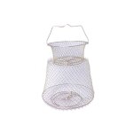 Xeme portable pliant de pche en acier de fil pot pige cage crabe net crawdad panier de poisson