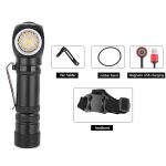 Xhp 50 lampe de poche led en alliage d'aluminium 40w 3 modes lumi�re de v�lo usb etanche voiture en r�vision ...