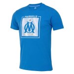 Xl - t - shirt - olympique de marseille - om - bleu ciel - manches courtes - coton respirant