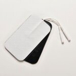 Xm 1 paire d'�lectrodes de massage pour ems dizaines machine masseur longue dur�e t�te electrode fils ...