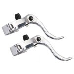 Xm 1 paire de leviers frein v�lo r�glable poign�e frein 22. 2mm - 24mm (argent)
