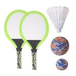 Xm 1 set poigne confortable pratique raquettes de badminton enfants raquette kit badminton - pack badminton ...