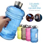 Xm bouteille d'eau de grande capacit� 2, 2l bouteille d'eau de sports de plein air espace de gymnastique ...