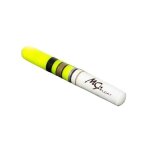 Xm flotteur de lumire de nuit de pche a led flotteur fluorescent couleur vive accessoire jaune