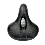 Xm selle de v�lo confort si�ge de coussinlarge et souple avec couvercle etanche (noir)