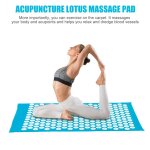 Xm tapis et oreiller de yoga d'acupuncture de coussin de massage d'acupuncture d'�ponge non tiss�e avec ...