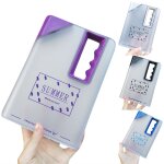 Xui bouteille d'eau cr�ative livre transparent livre clair, tampon en papier portable, bouteille d'eau, ...