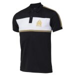 Xxl - polo om collection officielle olympique de marseille noir / blanc