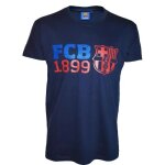 Xxl - t - shirt - fc barcelone - barça - bleu marine - manches courtes - coton Xxl - t - shirt - fc barcelone - barça - bleu marine - manches courtes - coton