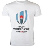 Xxl - t - shirt - rugby world cup - 2019 - blanc - manches courtes - homme