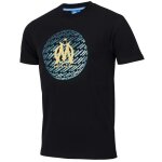 Xxl - t - shirt om collection officielle olympique de marseille noir / bleu