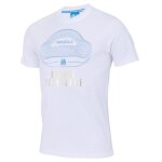 Xxl - t - shirt om collection officielle olympique de marseille blanc / bleu ciel