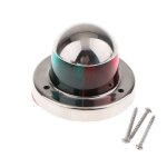 Yacht de bateau marin de 12v vert + rouge, noeud de, lumi�re unique avec bo�tier en acier inoxydable