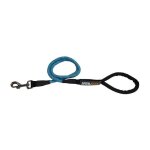 Yago laisse de sport en nylon - 1, 20 m - bleu - pour chien