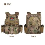 Yakeda gilet tactique chasse en plein air plaque transporteur gilet de protection rglable airsoft transporteu ...