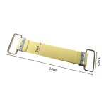 Yellow 14. 5x2. 1cm sangle en caoutchouc pour batterie de moto, support durable, noir, jaune, scooter, ...