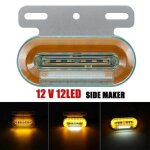 Yellow 24v 12v / 24v 12 feux de position latraux led voiture lumires externes signal indicateur lampes ...