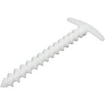 Yemaesre - lot de 10 piquets de tente de camping, clous de tente en plastique 7 x 14, 5 cm, brillent ...