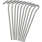 Yemaesre - lot de 10 piquets de tente robustes en alliage d'aluminium antirouille de 18 cm pour sol dur, ... Yemaesre - lot de 10 piquets de tente robustes en alliage d'aluminium antirouille de 18 cm pour sol dur, ...