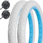Yemaesre - 16x175 blanc pneu de vlo 47 - 305 bicyclette pneu et 16 pouces chambres a air renforce av32mm ...