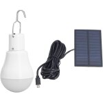 Yemaesre - ampoule solaire usb, ampoule led avec crochet, pour l'clairage domestique, le camping, la ...