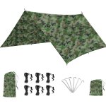 Yemaesre - bche de tente de camping 3 x 3 / 3 x 4 m, impermable, ultra lgre, avec ?illets, anti - ...