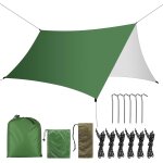 Yemaesre - camping bâche 3x3m, toile de tente imperméable anti - uv, camping bâche anti - pluie, tente ... Yemaesre - camping bâche 3x3m, toile de tente imperméable anti - uv, camping bâche anti - pluie, tente ...