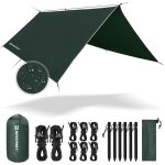 Yemaesre - camping bche anti - pluie pu 3000mm impermable tarp rain fly toile de tente parasol abri ...