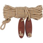 Yemaesre - corde d'escalade de camping, corde de camping durable en pp avec boucle en bois rglable, ...